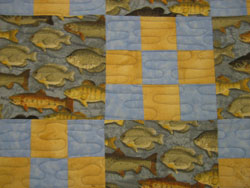 Water quilt motif