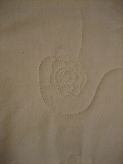 Mini roses quilt motif